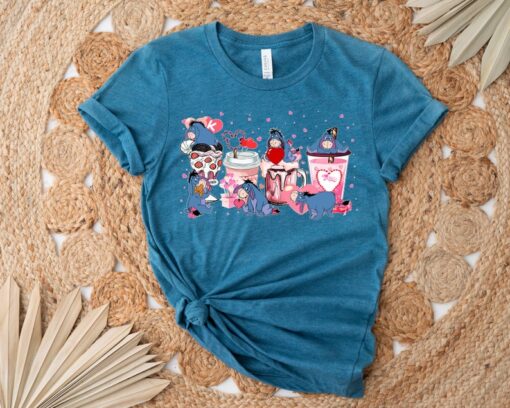 Disney Eeyore Shirt, Winnie The Pooh Shirt, Piglet Tee, Valentines Day Shirt, Disney Trip Shirt, Disney Valentine Shirt, Disney Group Shirt