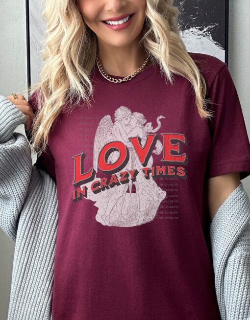 Vintage Valentine Shirt Graphic Valentine Tee Love Tee Top Retro Valentine Clothing Valentine Streetwear Vintage Teen Girl Valentine Day