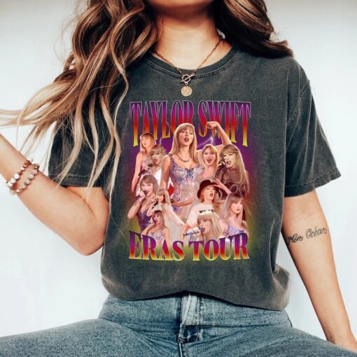 Swift 90s Vintage Bootleg Style Music T-Shirt, The Eras Tour 2023 T-Shirt, TS Swiftie Concert Outfit Ideas