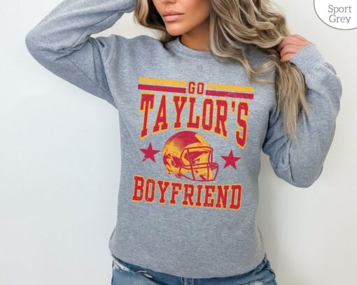 Go Taylor's Boyfriend Sweatshirt or T-Shirt, Go Taylor's BF Retro Sweatshirt, Comfort Colors Taylor Travis Shirt