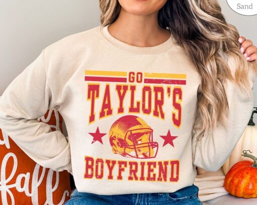 Go Taylor's Boyfriend Sweatshirt or T-Shirt, Go Taylor's BF Retro Sweatshirt, Comfort Colors Taylor Travis Shirt