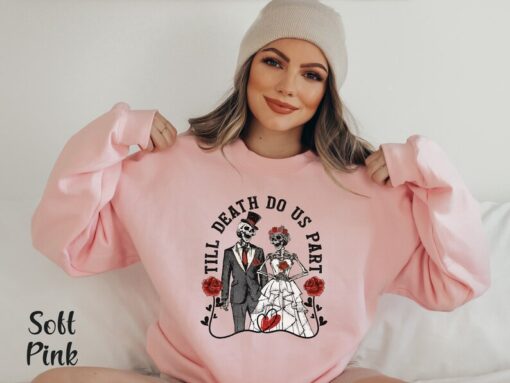 Valentine Skeleton Sweatshirt Cute Valentine Tshirt Valentine Day Sweatshirt Valentine Love Shirt Matching Valentine Shirt Valentine Sweater