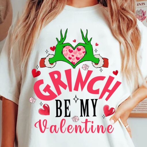 Be My Valentine Png, Grinch's Valentine Png, Happy Valentine Png, Love Heart Png, Trendy Valentine Png