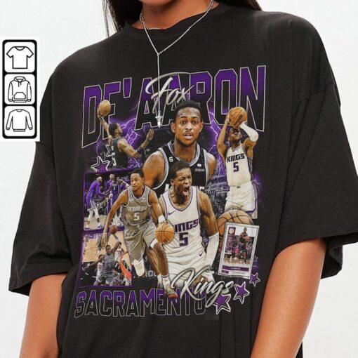 De Aaron Fox Sacramento Basketball Shirt, Kings Basketball Shirt Christmas Gift Unisex