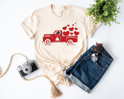 Mickey Truck Valentine's Day Shirt, Disney Valentine's Shirt, Disneyland Shirt, Disney Shirt, Mickey Shirt, Mickey Disney Shirt