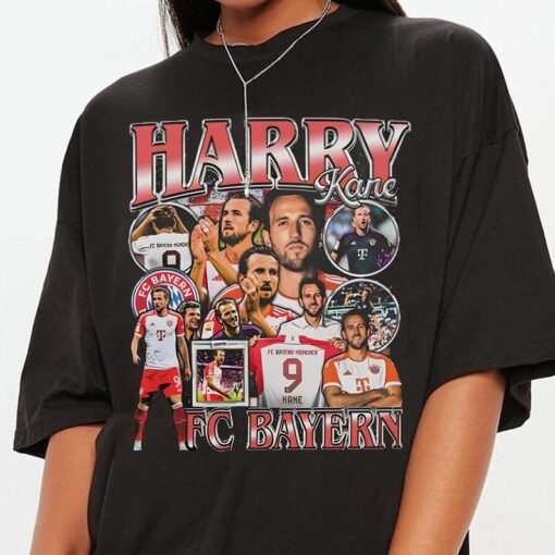 Harry Kane Vintage 90s Graphic Style T-Shirt, Harry Kane Shirt, Vintage Unisex Oversized Sport Tee, Soccer Bootleg Shirt