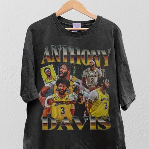 Limited Anthony Davis Shirt Basketball Vintage 90s Design Retro Bootleg Fans Tshirt Sport American Homage Classic