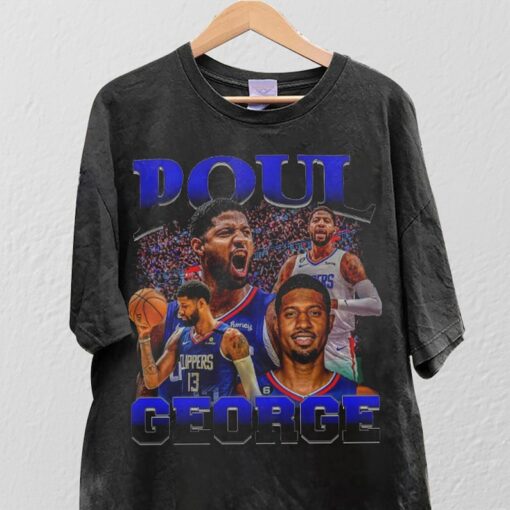 Paul George 90s bootleg shirt Paul George vintage basketball t-shirt gift for basketball fan gift for him Los Angeles