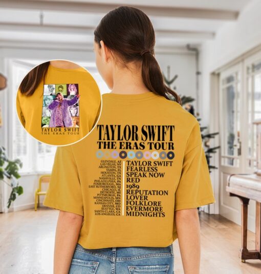 Two Sided Eras Tour Concert Shirt, Long Live Shirt, Concert Outfit, Song Lyric Shirt, Eras Tour Tee