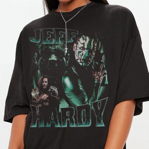 Vintage Jeff Hardy Bootleg Style Shirt, Jeff Hardy T-Shirt, Vintage Shirt, 90s Graphic Tee