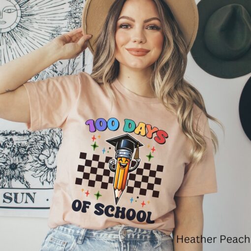 Retro 100th Day of School Shirt, 100 Days of School Shirt, 100thDay of School Celebration