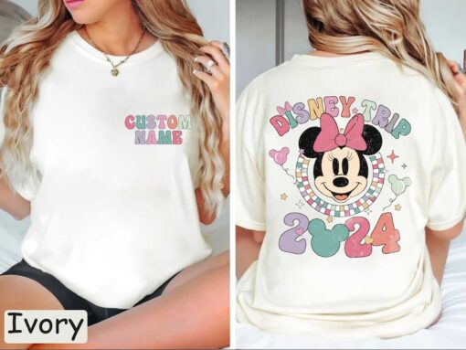 Disney Trip Shirt, Personalized Mickey and Friends Disney Trip 2024 shirts, Disney Matching Shirt