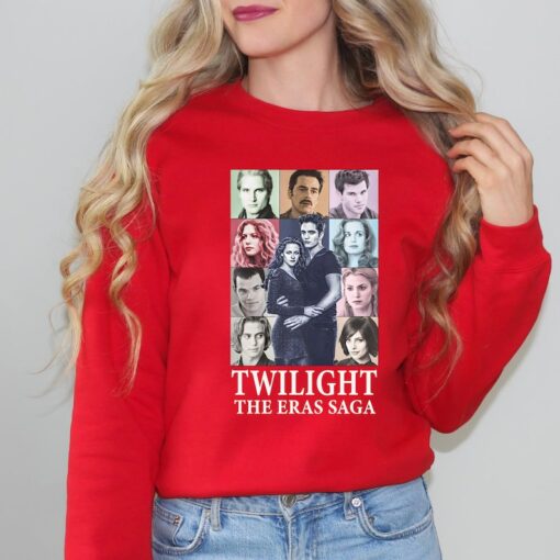 Twilight The Eras Saga Meme Sweatshirt, Twilight Sweatshirt, Meme Robert Pattinson Hoodie,Edward Cullen Sweatshirt