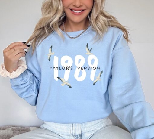 1989 Taylor's Version Sweatshirt, Taylor Swift Sweatshirt, Swiftie Fan Gift, The Eras Tour Sweatshirt