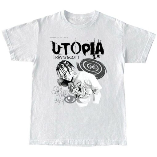 Travis Scott Utopia Shirt, Unisex Heavy Cotton Tee