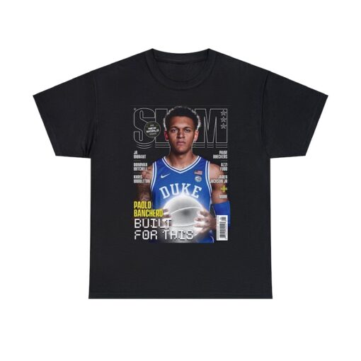 Paolo Banchero Duke Orlando Magic NBA Slam Cover Tee Shirt