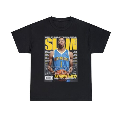 Anthony Davis New Orleans Hornets NBA Slam Cover Tee Shirt