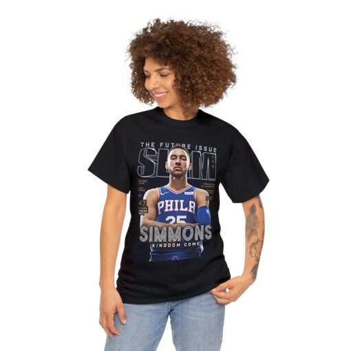 Ben Simmons Philadelphia 76ers NBA Slam Cover Tee Shirt