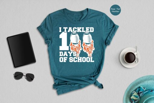 I Tackled 100 Days Of School Shirt, 100th Day Of School Shirt, Student Shirt, Back To School Shirt