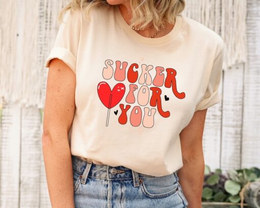 Sucker for You Shirt, Valentine Gift, Valentines Day Sweatshirt, Valentines Day Shirt, Couple Shirt, Gift For Her, Gift For Valentine