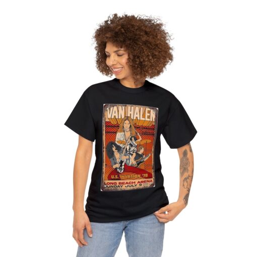 Vintage Van Halen Concert Poster Tee