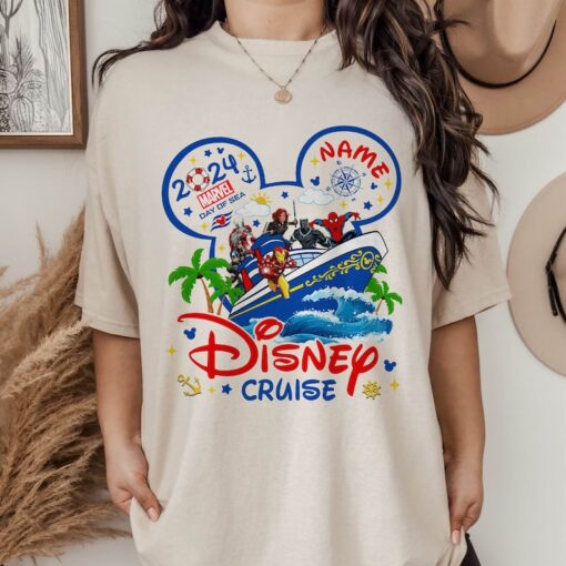 Marvel Day At Sea Mickey Cruise 2024 shirt