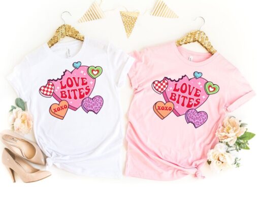 Love Bites Shirt, Valentine Love Shirt, Valentines Day Shirt, Valentine Shirt, Valentines Day Gift, Happy Valentines Day T-Shirt