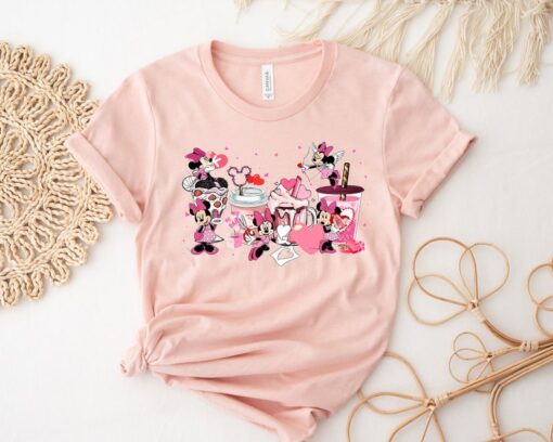 Disney Valentine Minnie Coffee Love Shirt, Disney Coffee Valentine Shirts, Disneyworld Coffee Shirt, Valentine Latte Shirt, Disney Shirt