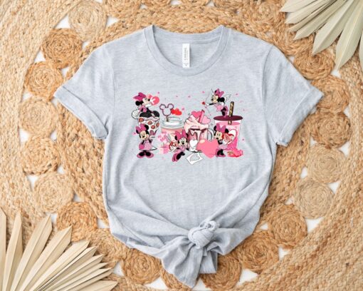 Disney Valentine Minnie Coffee Love Shirt, Disney Coffee Valentine Shirts, Disneyworld Coffee Shirt, Valentine Latte Shirt, Disney Shirt