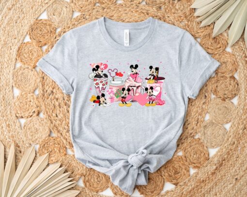 Disney Coffee Valentine Shirts, Mickey Coffee Love Shirt, Valentine Latte Shirt, Mickey Coffee Shirt, Disneyworld Coffee Shirt