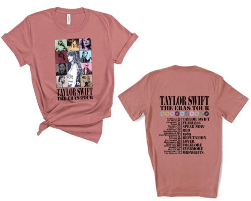 Front and Back Eras Tour Concert Shirt, Eras Tour Movie Shirt, Concert Outfit, Eras Tour Tee, Her Song Lyric Shirt