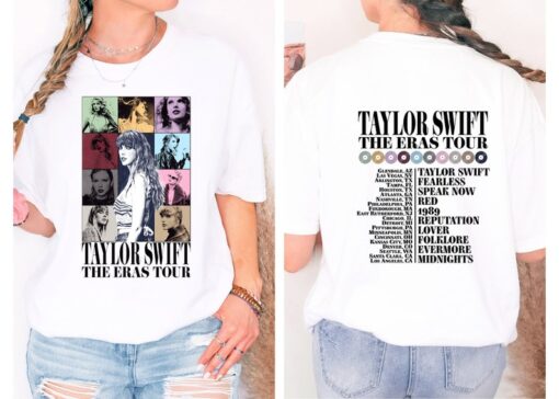 Front and Back Eras Tour Concert Shirt, Eras Tour Movie Shirt, Concert Outfit, Eras Tour Tee, Her Song Lyric Shirt