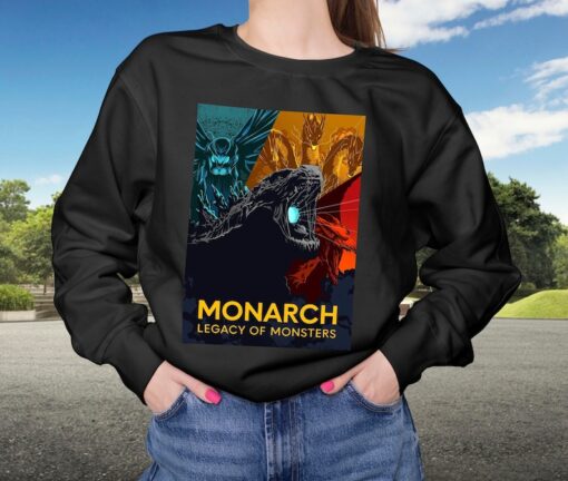 Monarch: Legacy of Monsters Shirt, Godzilla Shirt, The Godzilla Spin-Off Series Monarch Legacy Of Monsters Shirt