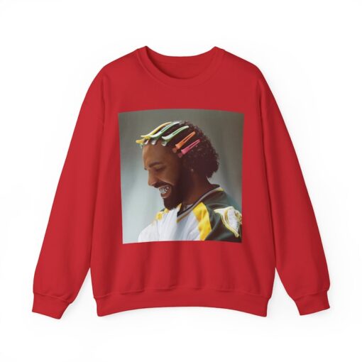 Drake Hair clip Crewneck Sweatshirt, Drake Face Sweater, Drake Sweater, Drake Tour Sweater, Drake Merch