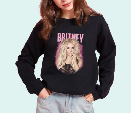 Cara Delevingne Britney Spears Shirt, Britney Spears Cropped Graphic Shirt T-Shirt, Sweatshirt, Hoodie Gift