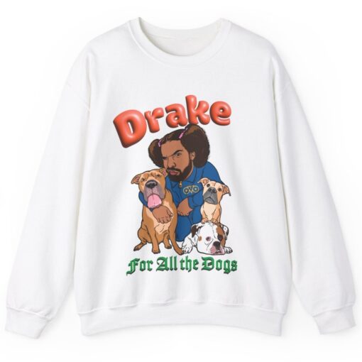 Drake Sweatshirt - For All The Dogs Hip Hop Sweatshirt Adult Unisex Sweatshirts birthday gift Hypebeast clothing hoodie