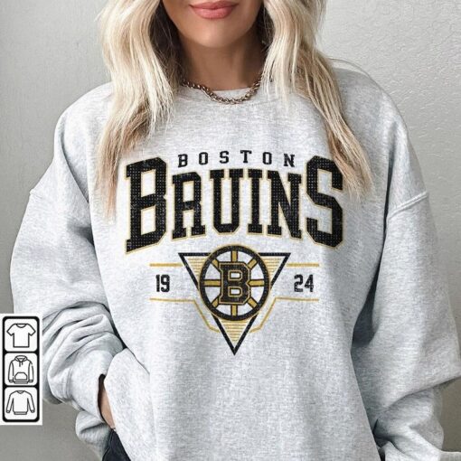 Vintage Boston Bruins 90s Hockey Sweatshirt, Retro Boston Bruins Crewneck, NHL Sweatshirt,Boston Bruins Shirt