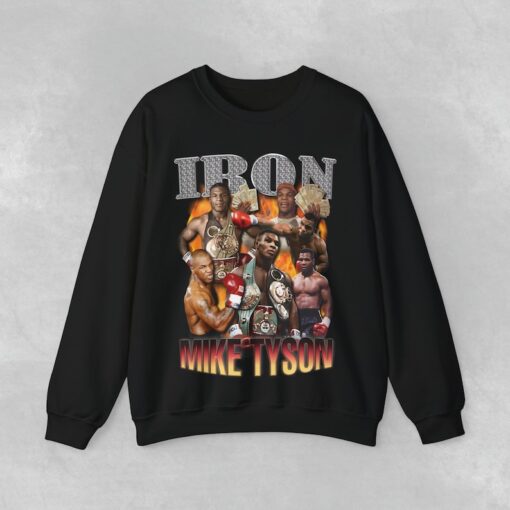 Mike Tyson Iron Custom Crewneck Sweatshirt, Boxing Hoodie,Fighter Wear,Iron Mike Tyson,Kid Dynamite Sweater