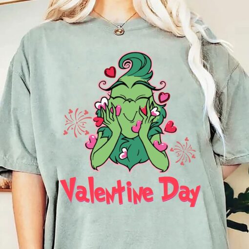 Grinch's Valentine Png, Lady Valentine Png, Happy Valentine Png, Love Heart Png, Trendy Valentine Png