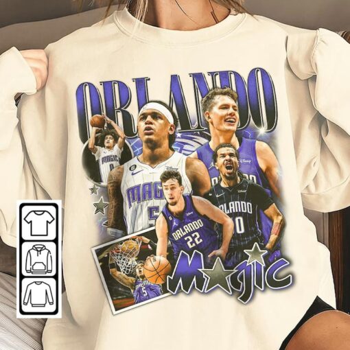 Vintage Orlando Paolo Banchero Franz Wagner Basketball Shirt, Magic Basketball Shirt Christmas Gift