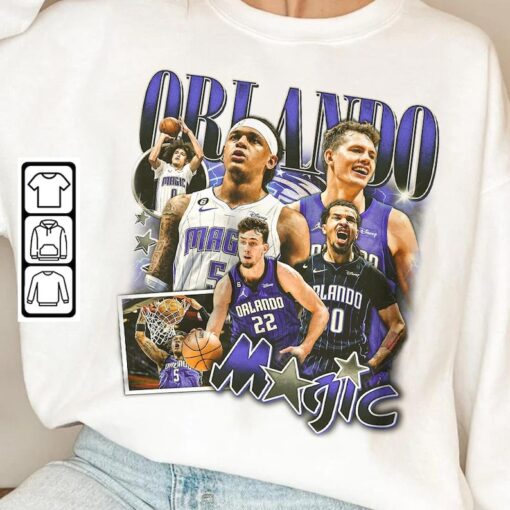 Vintage Orlando Paolo Banchero Franz Wagner Basketball Shirt, Magic Basketball Shirt Christmas Gift