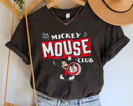 Mickey Mouse Club Retro Shirt, Mickey Steamboat Willie T-shirt, Disneyland Trip Gift, WDW Matching Family Shirts