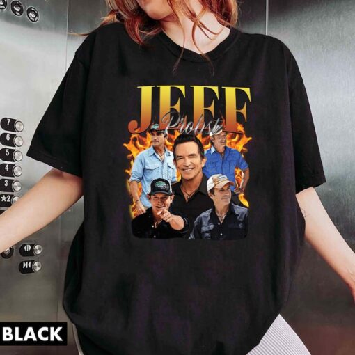 Jeff Probst Survivor 90s retro, Vintage Jeff Probst Shirt, Jeff Probst Presenter Homage Shirt, Gift For Fan