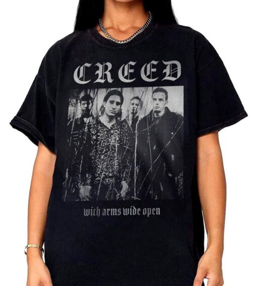 Vintage Creed Band Shirt,Creed Band Tour Shirt,Graphic Vintage Sweatshirt,2024 Music Concert Tee,y2k band shirt