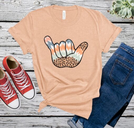 Retro Aesthetic Summer Shirt, Vintage Shaka Hand Sign Tee, Hang Loose Summer Vibes Tshirt, Gift For Her and Him