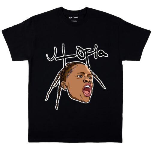 Travis Scott T-shirt - Toon Utopia Hip Hop Adult Unisex T-shirts birthday gift for him her Hypebeast t-shirt Hip Hop