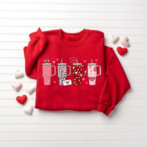 Valentines Day Cup Sweatshirt, Valentines Day Shirt, Valentines Crewneck, Valentine Gift, Valentines Sweater