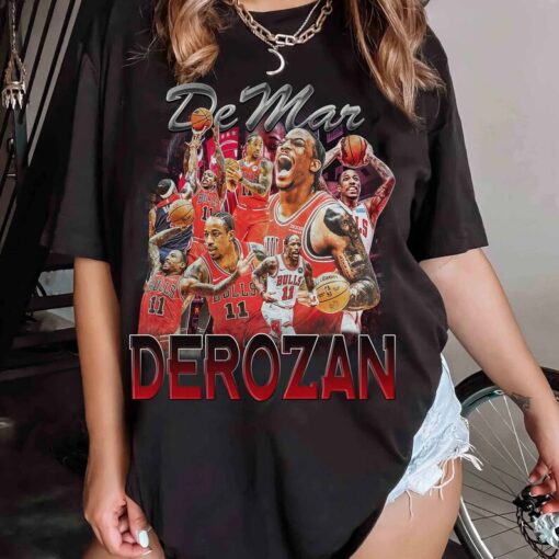 Vintage Demar Derozan Graphic 90s T-shirt, Demar Derozan Vintage Graphic 90s Unisex T-Shirt, Bootleg Rap Tee