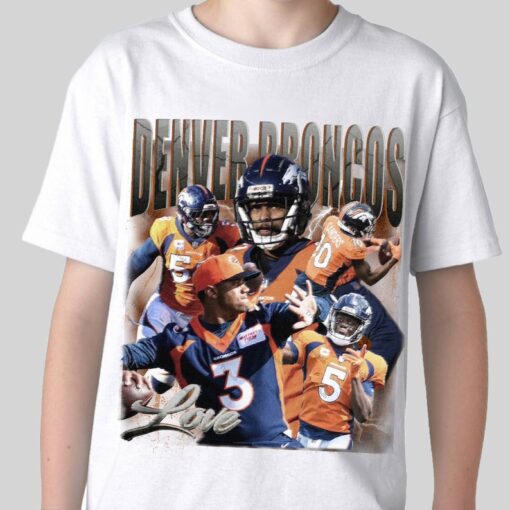 Denver Broncos Vintage Washed T-Shirt,NFLHomage Graphic Unisex T-Shirt,Bootleg Retro 90's Fans Hoodie