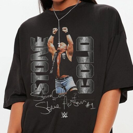 Stone Cold Vintage 90s Graphic Style T-Shirt, Steve Austin Shirt, Vintage Oversized Sport Tee, Unisex shirt